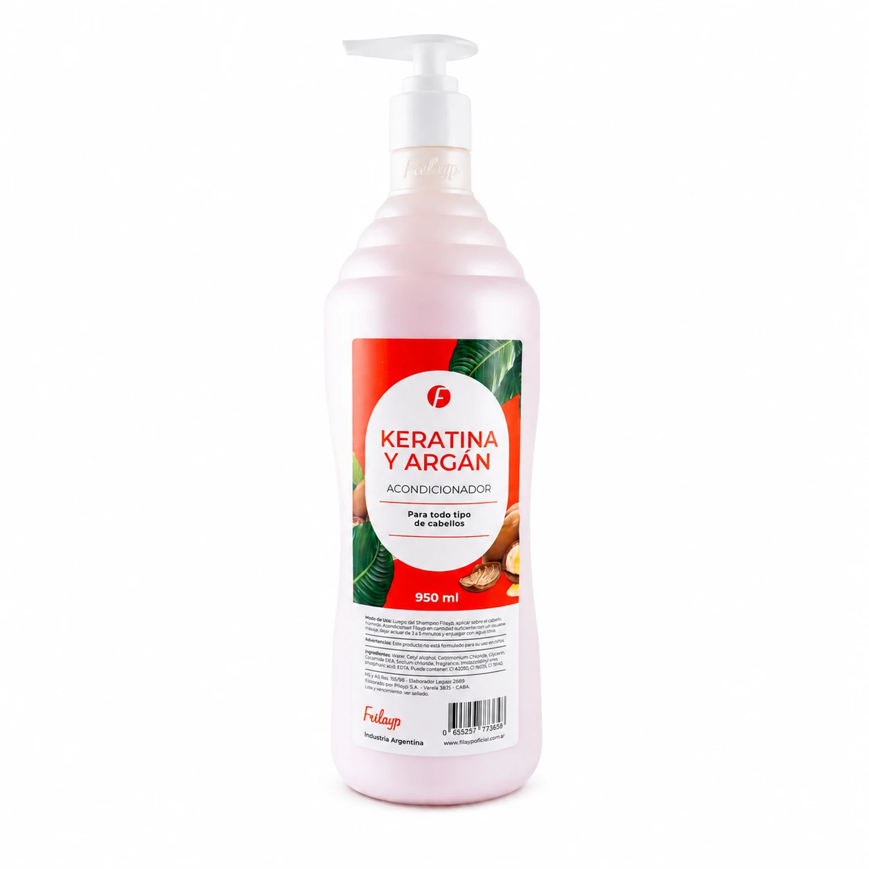 Acondicionador Keratina y Argan Frilayp 950ml