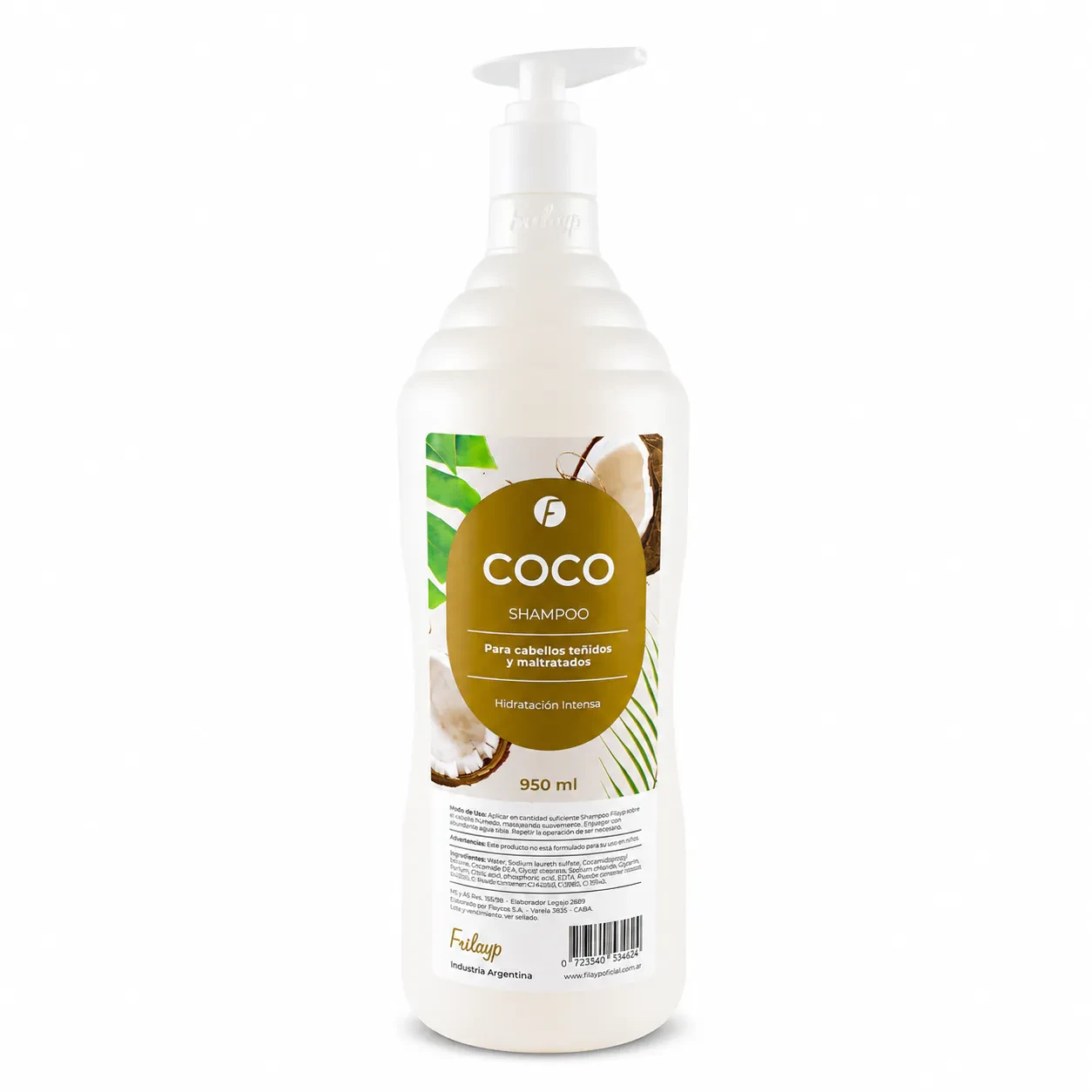 Shampoo Coco Y Argan Frilayp 950ml