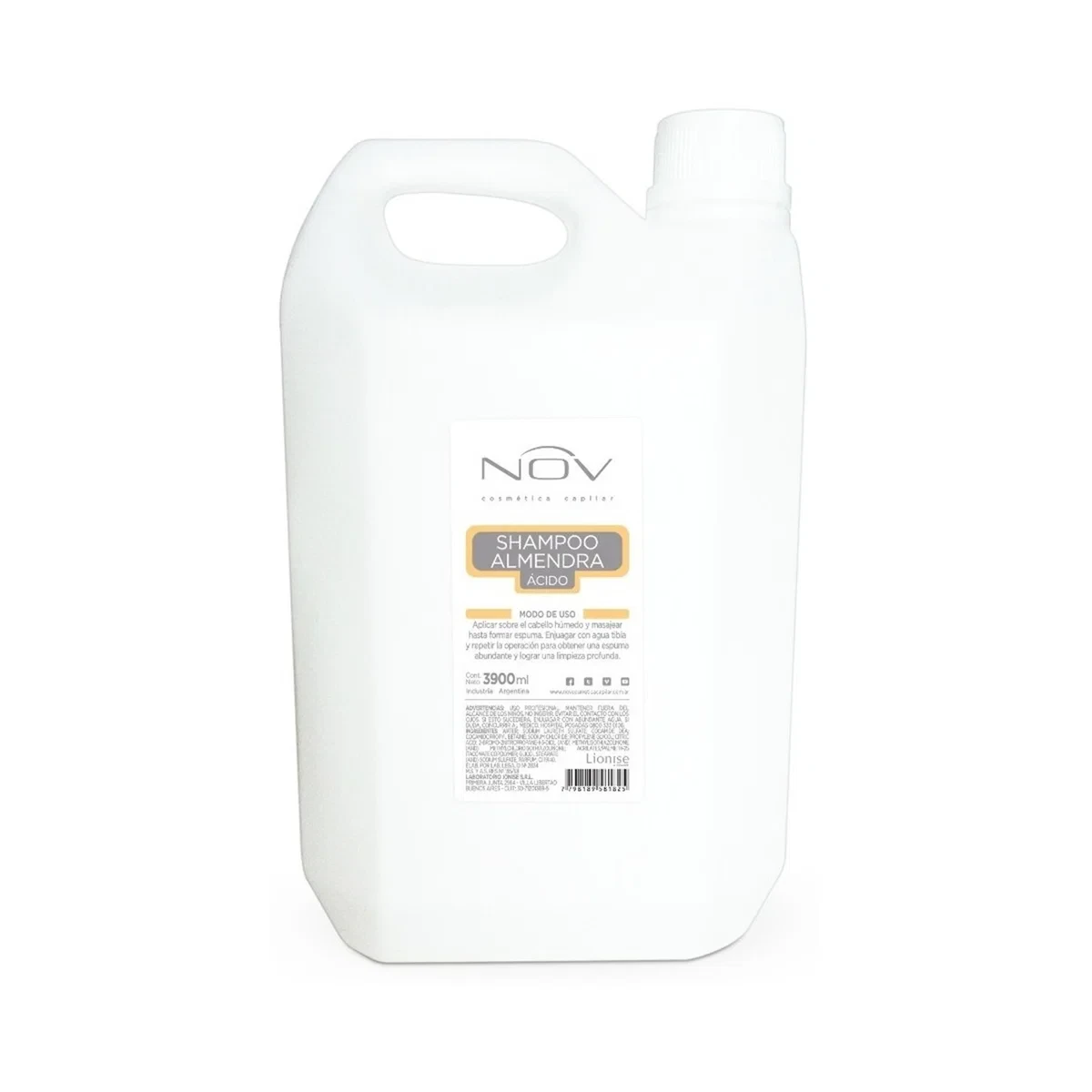 Shampoo Almendra Ph Acido Nov 3900ml