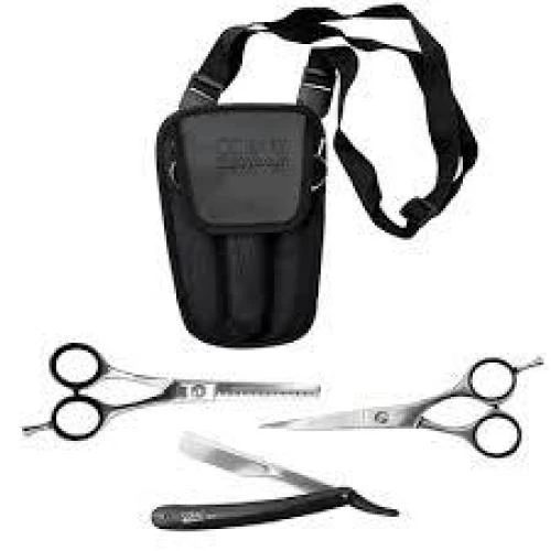 Set de Herramientas Tijera de Corte + Pulir + Navajin Cobalt