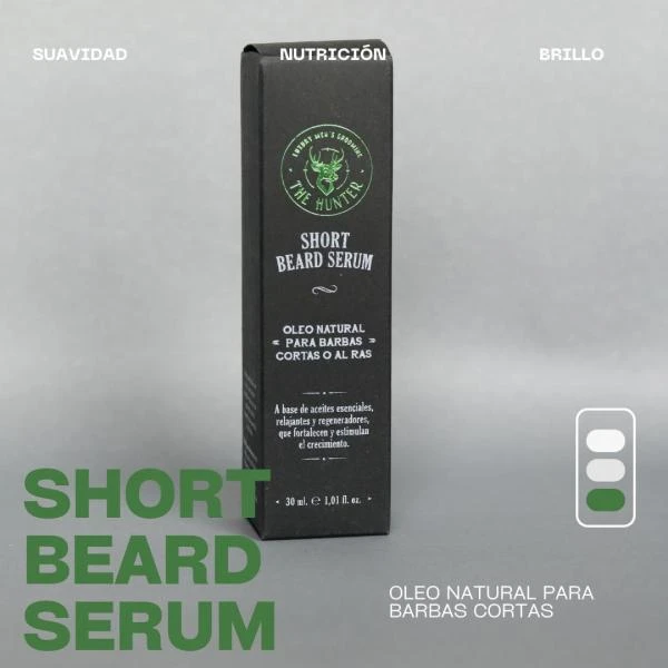 Serum The Hunter Short Beard 30ml (Barbas Cortas)