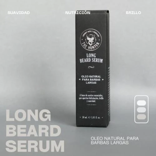Serum The Hunter Long Beard 30ml (Barbas Cortas)