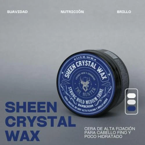 Pomada The Hunter Sheen Crystal Wax 100ml (Alta Fijacion)