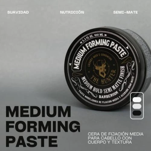 Pomada The Hunter Medium Forming Paste 100ml (Fijacion Media)