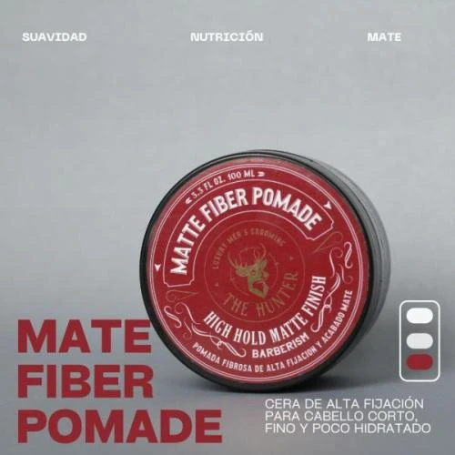 Pomada The Hunter Mate Fiber 100ml (Alta Fijacion)