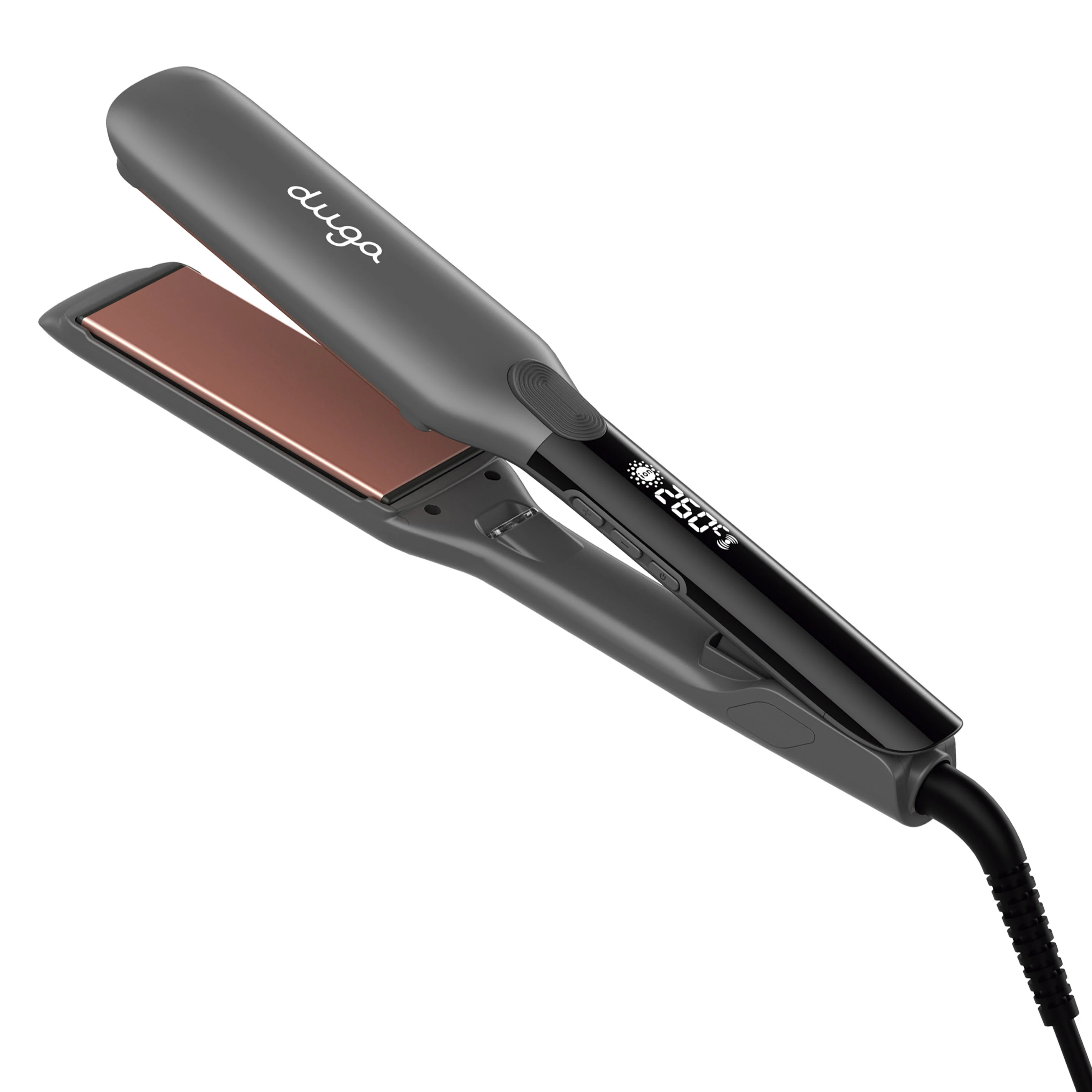 Plancha Mega Sonic Vibra Ceramica 260°C Duga D2310