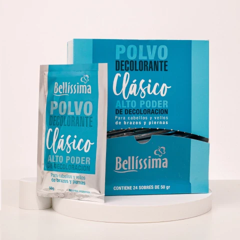 Polvo Decolorante Clasico Celeste Bellissima 50gr