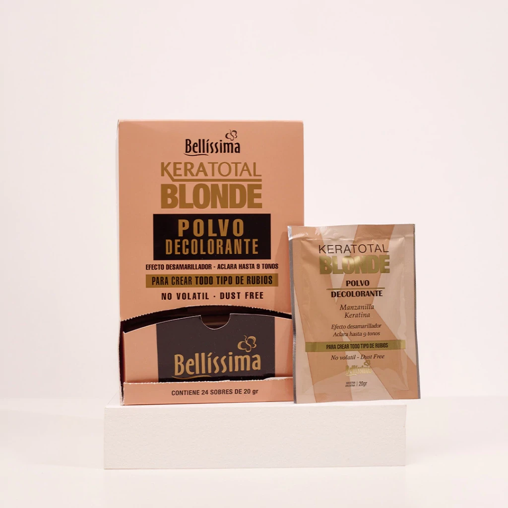 Polvo Decolorante Blonde Keratotal Bellissima 20gr