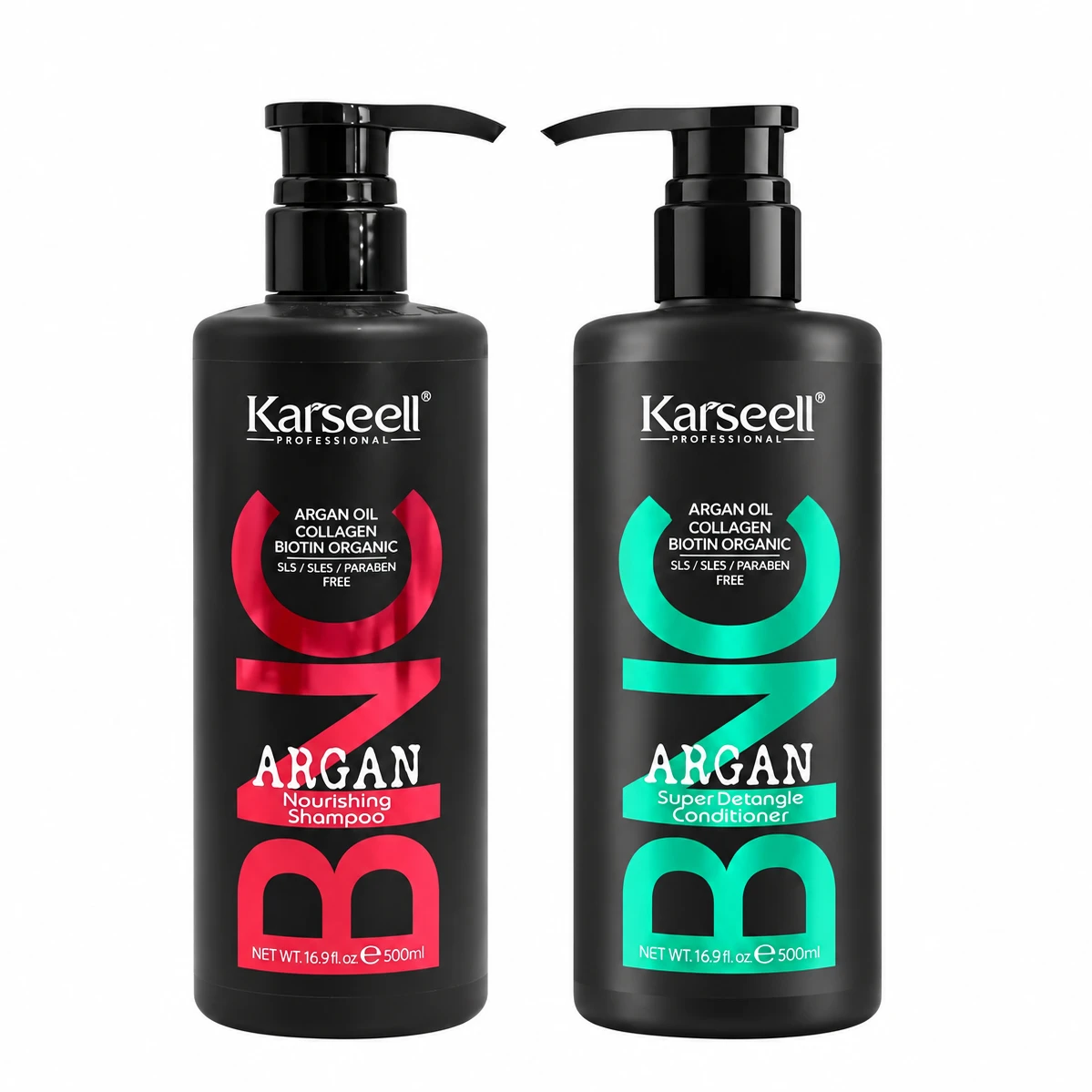 Combo Shampoo y Acondicionador BNC Argan 500ml